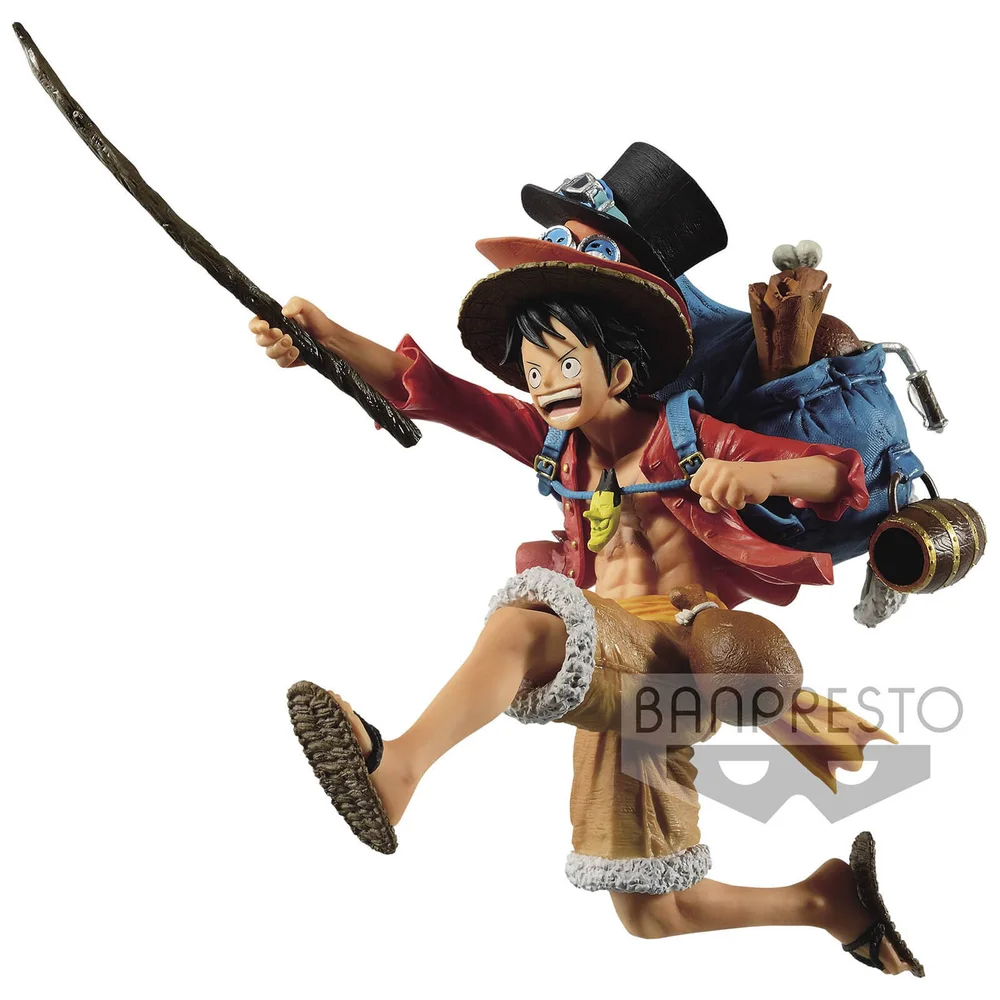 Banpresto One Piece Figurine Three Brothers (A:Monkey.D.Luffy) Image 1