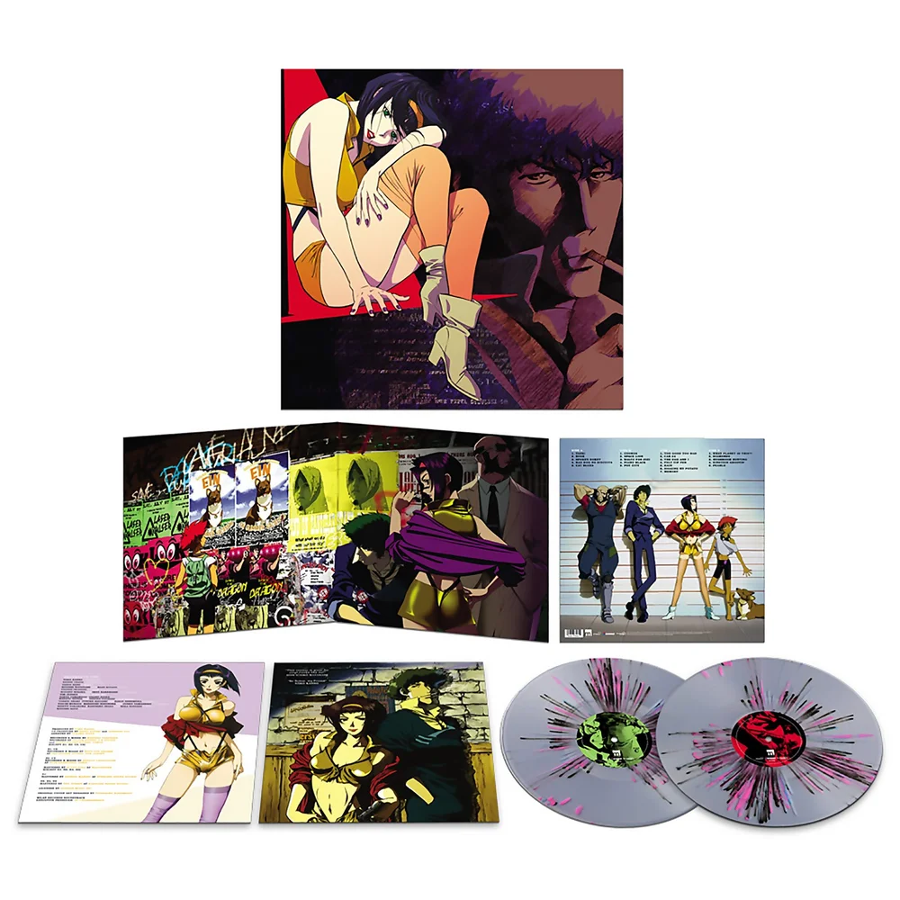 Cowboy Bebop (Bande originale de la série) 2xLP (Clear Splattered) Image 1