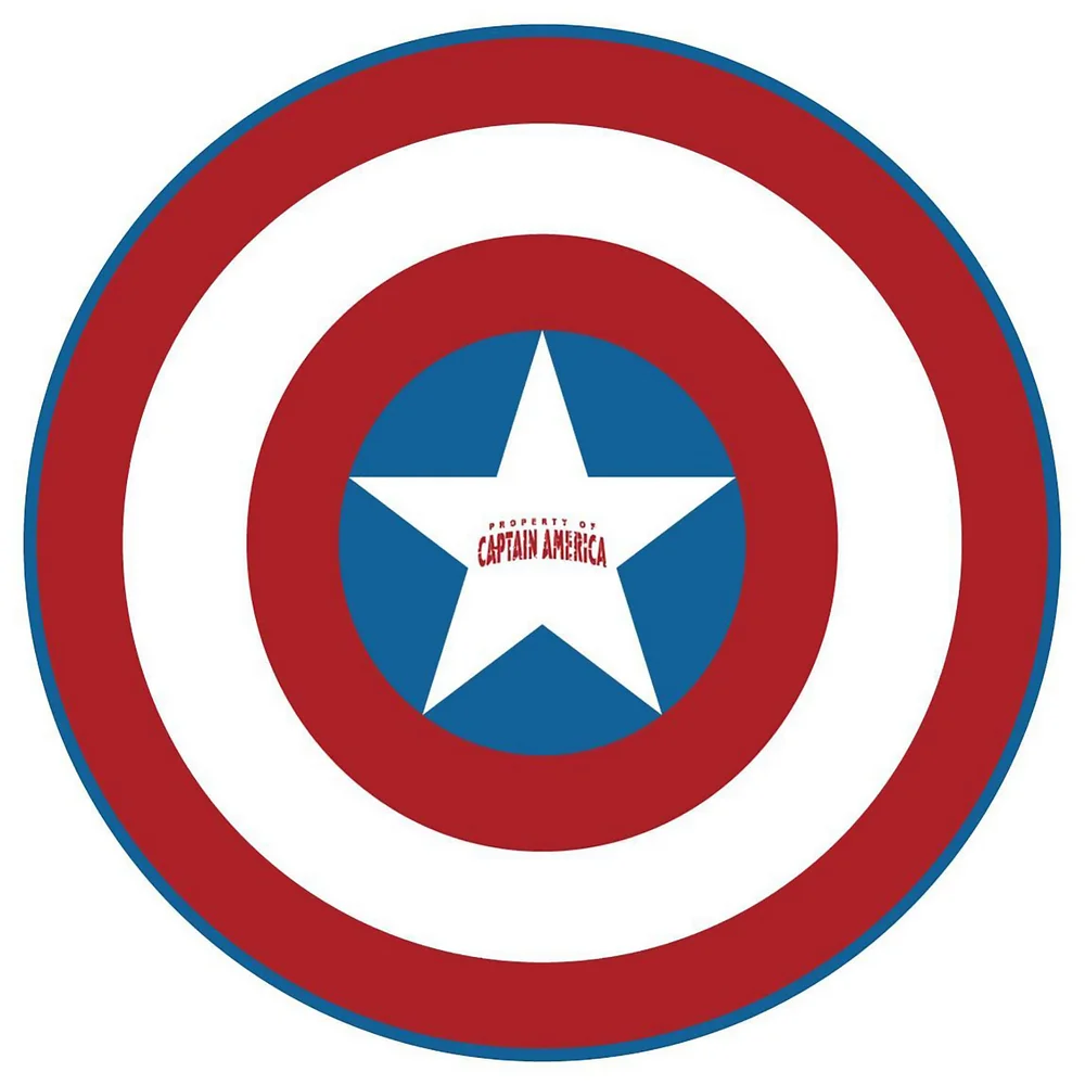 Marvel Captain America Shield Serviette de Plage Microfibre Image 1