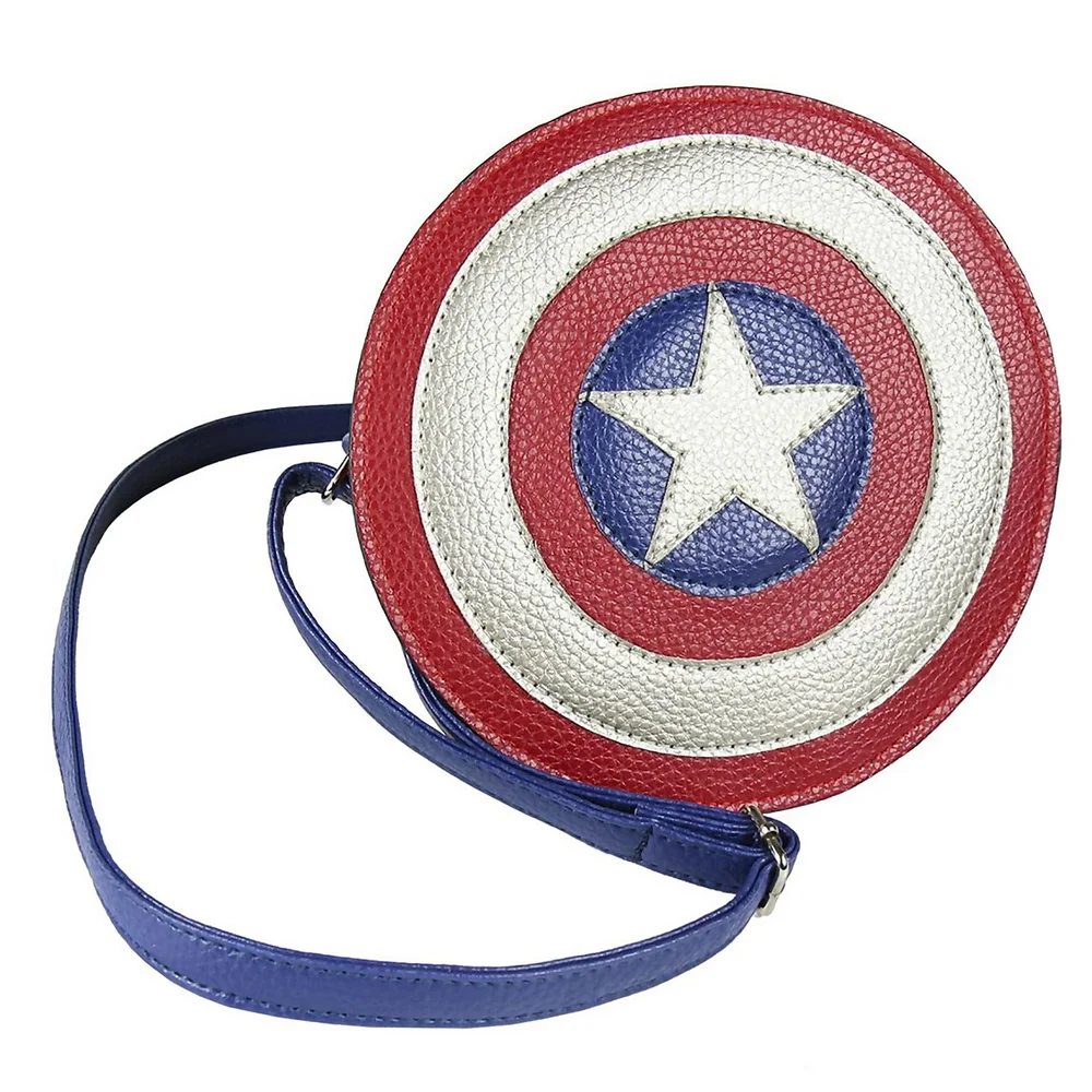 Marvel Avengers Captain America Sac à bandoulière en similicuir Shield Image 1