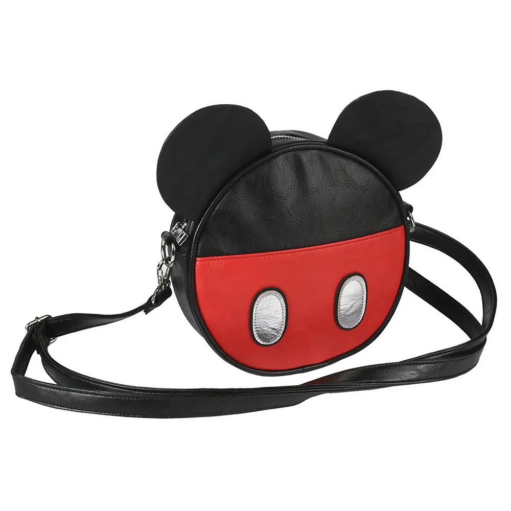 Sac à bandoulière en simili cuir Disney Mickey Mouse avec oreilles Image 1