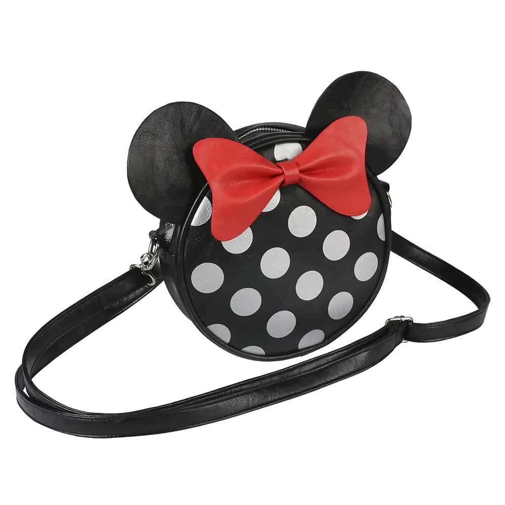 Sac à bandoulière en similicuir Disney Minnie Mouse avec oreilles Image 1