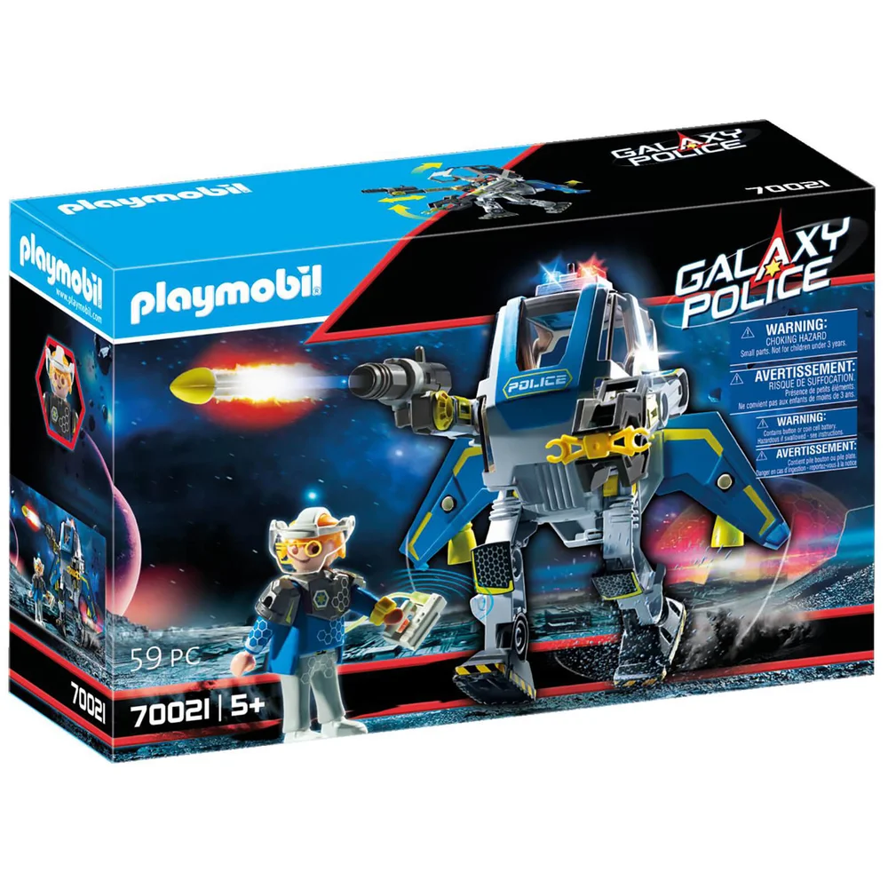 Playmobil Galaxy Robot et policier de l'espace (70021) Image 1