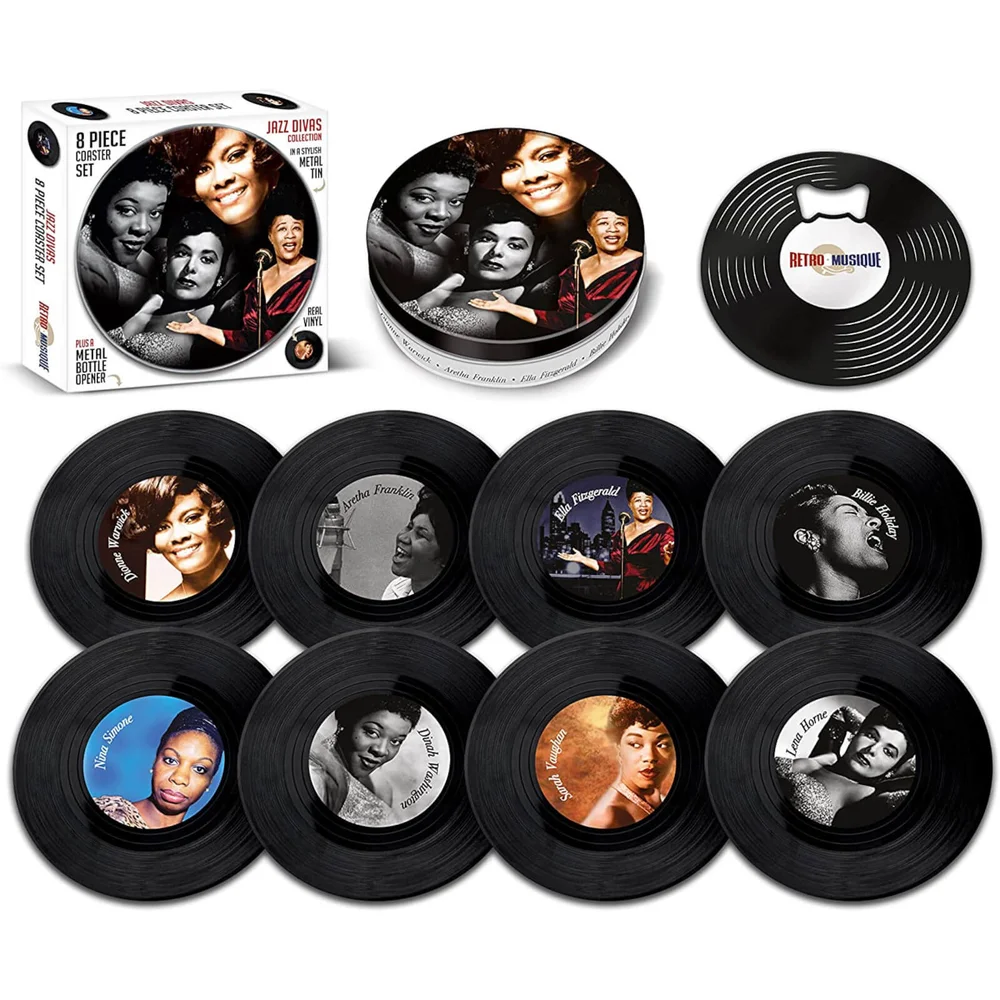 Ensemble de dessous de verre 8 pièces Jazz Divas Image 1