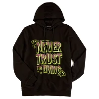 Beetlejuice Never Trust The Living Hoodie - Black