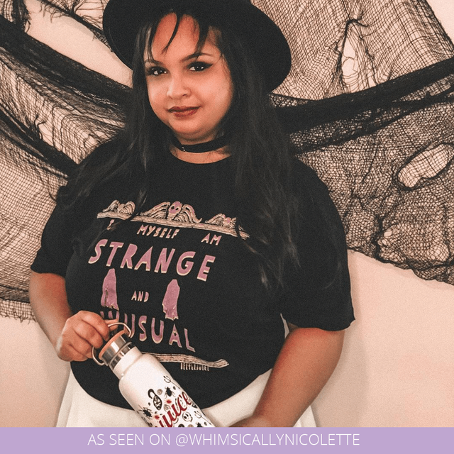 Beetlejuice I Myself Am Strange And Unusual Unisex T-Shirt - Black