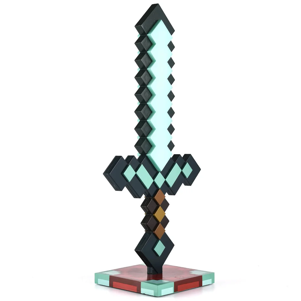 Lampe de bureau Minecraft 3D Diamond Sword Image 1