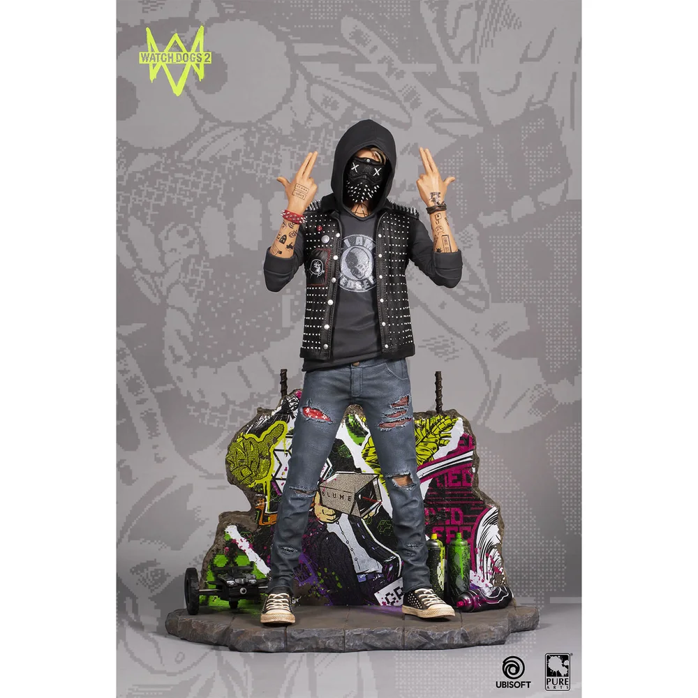 PureArts Watch Dogs 2 Hacktivist Wrench 1:4 Scale Statue Image 1