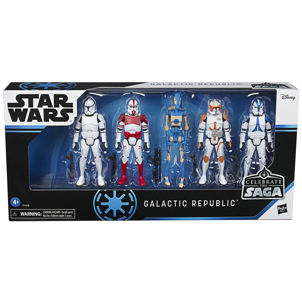 Hasbro Star Wars Celebrate the Saga Galactic Republic Set de Figurines articulées Image 1