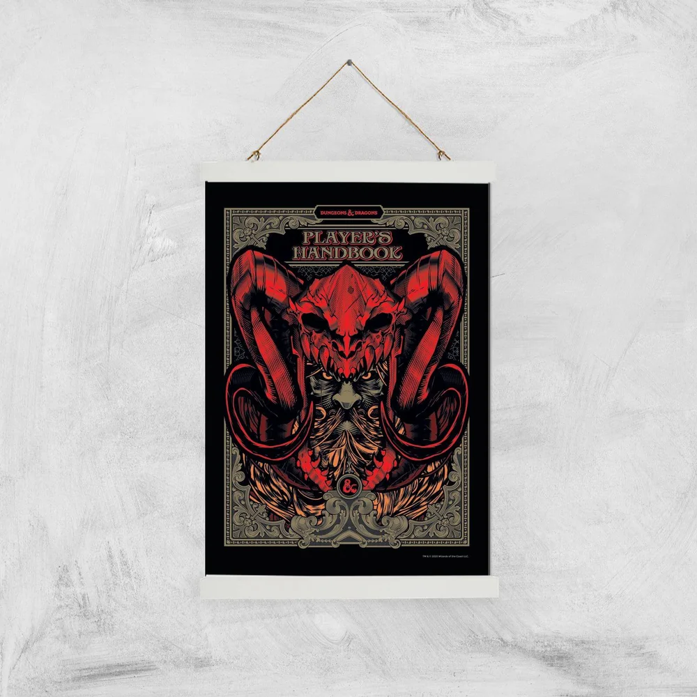 Donjons & Dragons Players Handbook Giclee Art Print - A3 - White Hanger Image 1