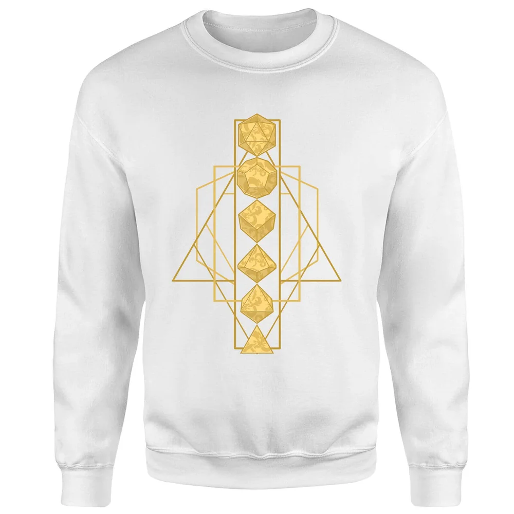 Donjons & Dragons Celestial Dice Sweatshirt - blanc - S Image 1