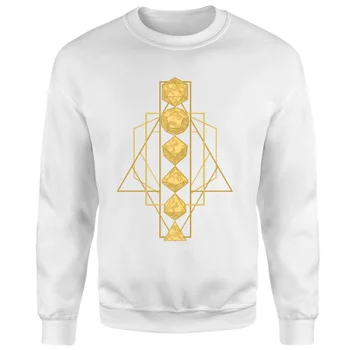 Donjons & Dragons Celestial Dice Sweatshirt - blanc