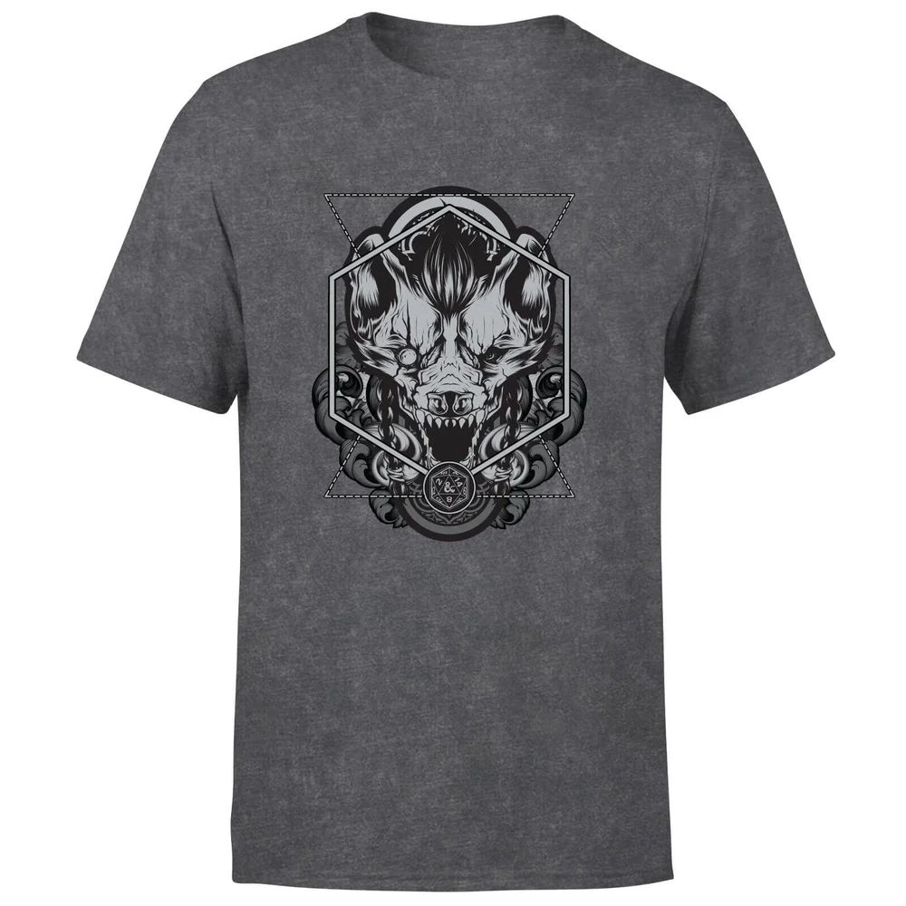 Donjons & Dragons Gnoll unisexe t-shirt - noir délavé - S Image 1