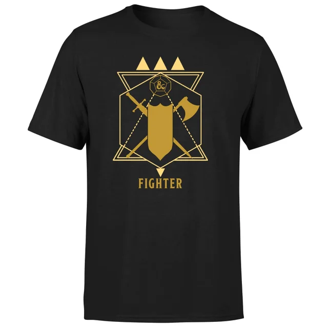 Donjons & Dragons Fighter homme t-shirt - noir