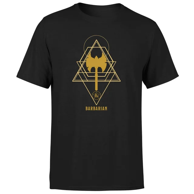 Donjons & Dragons Barbarian homme t-shirt - noir