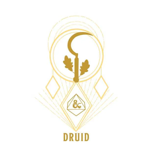 Donjons & Dragons Druid homme t-shirt - blanc