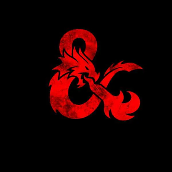Donjons & Dragons D&D Ampersand homme t-shirt - noir