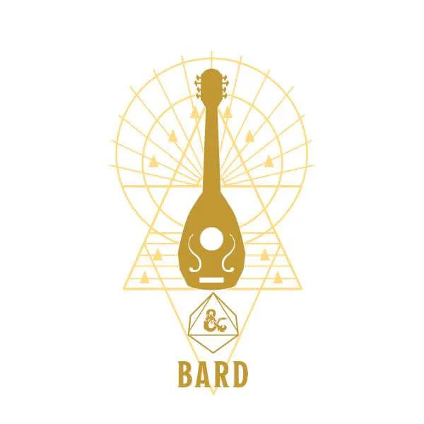 Donjons & Dragons Bard homme t-shirt - blanc