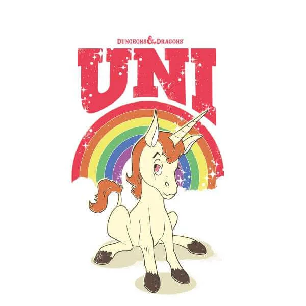 Donjons & Dragons D&D Cartoon Uni unisexe t-shirt - blanc