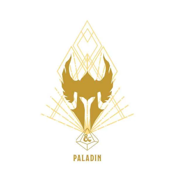 Donjons & Dragons Paladin homme t-shirt - blanc