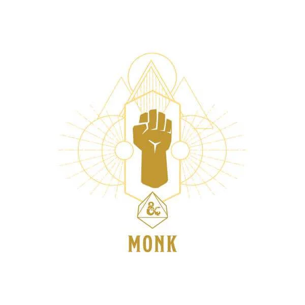 Donjons & Dragons Monk homme t-shirt - blanc