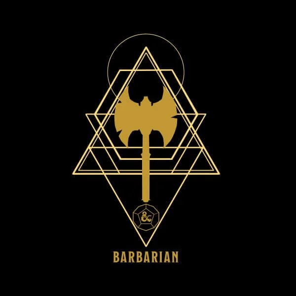 Donjons & Dragons Barbarian femme t-shirt - noir