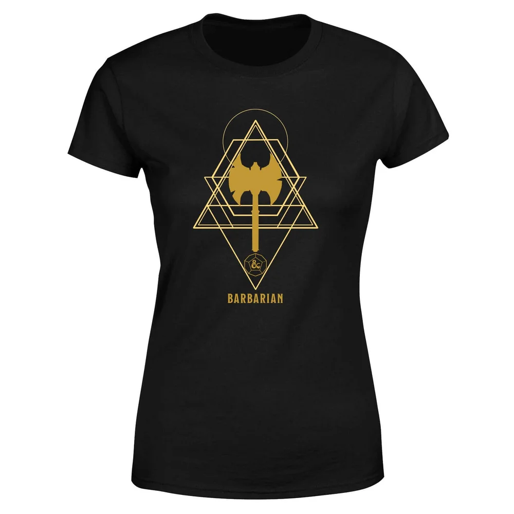 Donjons & Dragons Barbarian femme t-shirt - noir - XS Image 1