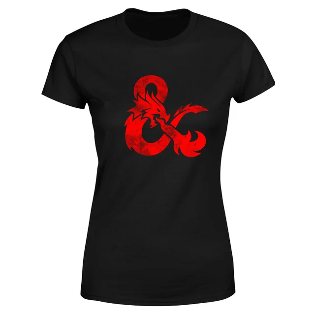 Donjons & Dragons Ampersand femme t-shirt - noir