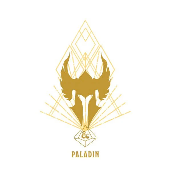 Donjons & Dragons Paladin femme t-shirt - blanc