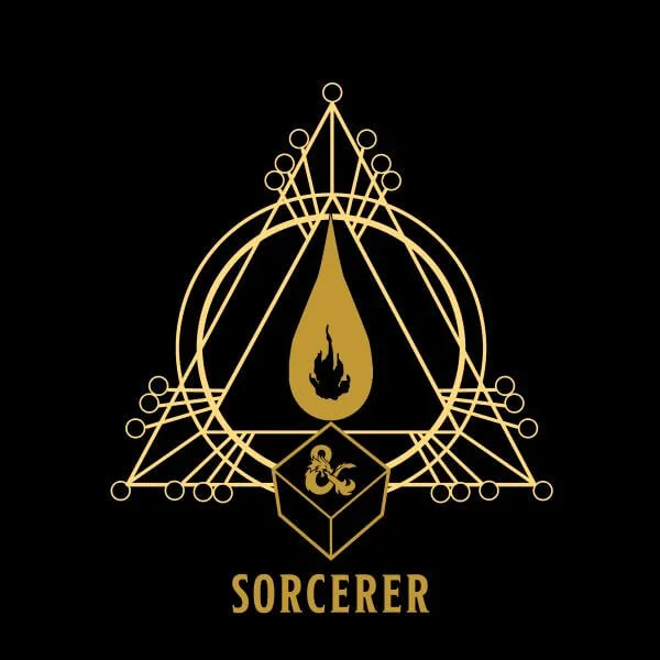 Donjons & Dragons Sorcerer femme t-shirt - noir