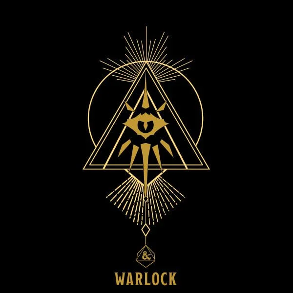 Donjons & Dragons Warlock femme t-shirt - noir