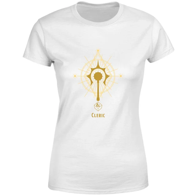 Donjons & Dragons Cleric femme t-shirt - blanc
