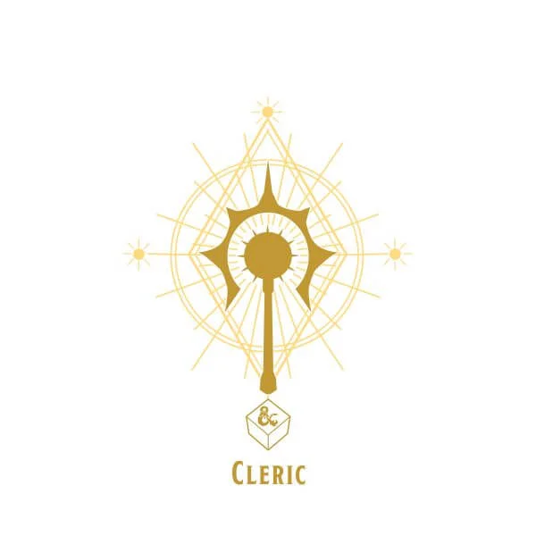 Donjons & Dragons Cleric femme t-shirt - blanc