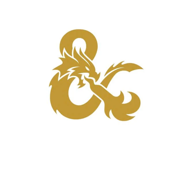 Donjons & Dragons Ampersand Gold femme t-shirt - blanc