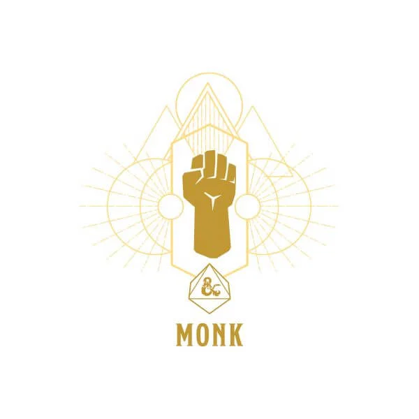 Donjons & Dragons Monk femme t-shirt - blanc