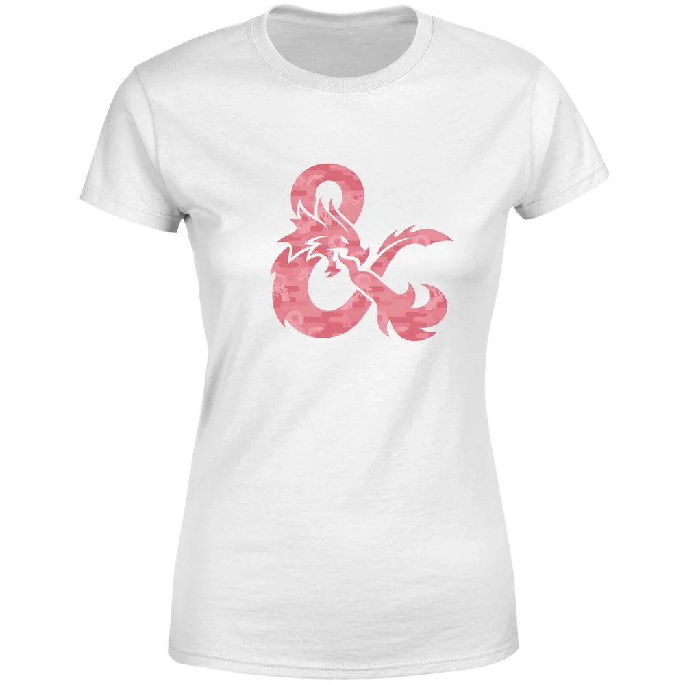 Donjons & Dragons Ampersand rose femme t-shirt - blanc - XS Image 1