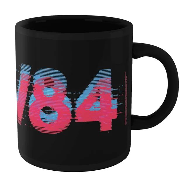 Wonder Woman Retro Glitch Tasse - Noir