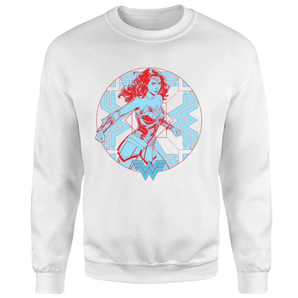 Wonder Woman Core Diana Sweatshirt - Blanc - S Image 1