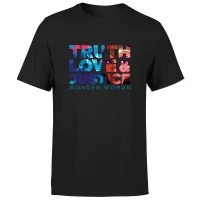 Wonder Woman Truth, Love And Justice Homme T-Shirt - Noir - undefined undefined