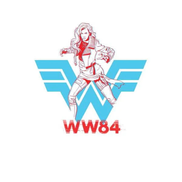 Wonder Woman Barbara Unisexe Ringer T-shirt - Blanc / Red