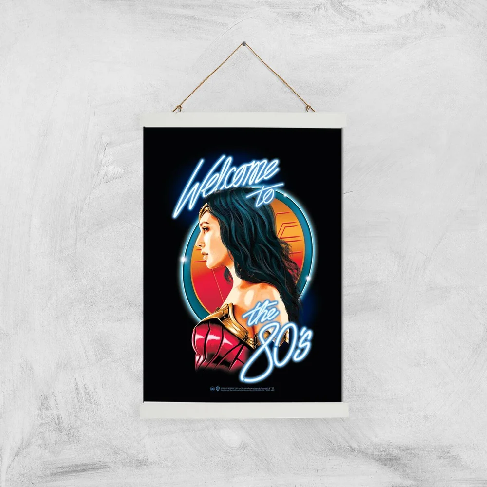 Wonder Woman Retro Giclee Art Print - A3 - White Hanger Image 1