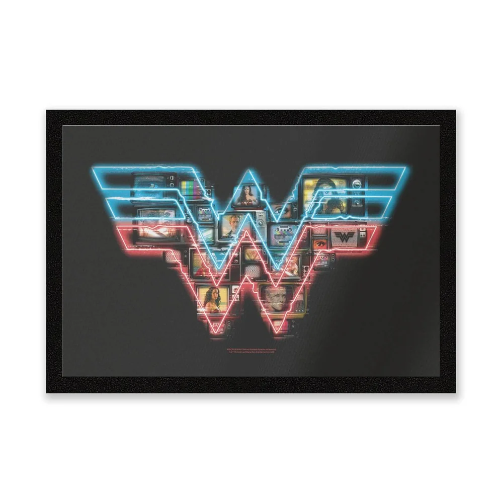 Wonder Woman Neon Sign Tapis d'Entrée Image 1