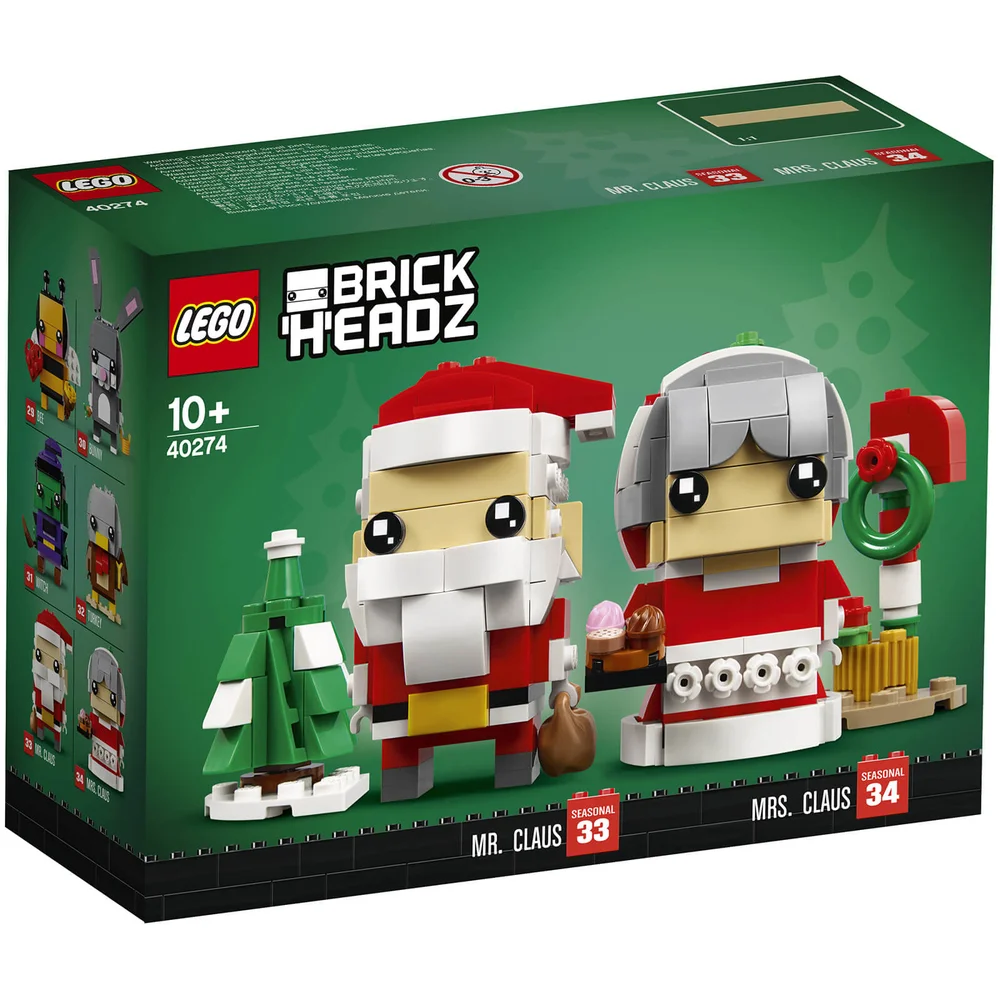 LEGO Brickheadz : M. et Mme Claus (40274) Image 1