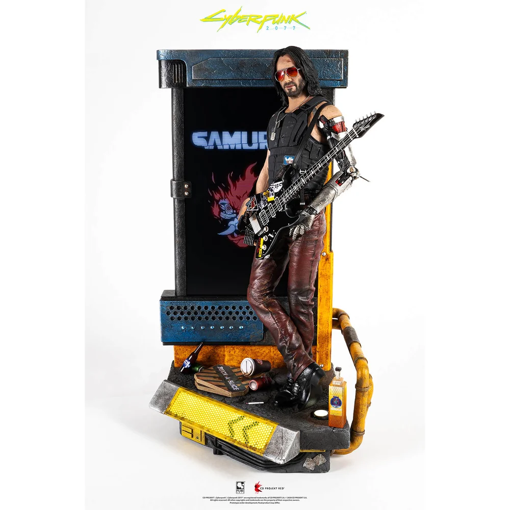 PureArts CyberPunk 2077 : Statuette échelle 1/4 Johnny Silverhand - Variante (livrée avec un accessoire guitare exclusif) Image 1