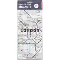 Kikkerland London Map Magnets - undefined undefined