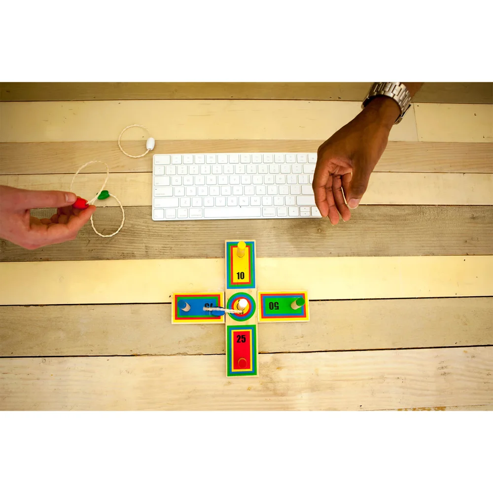 Kikkerland Desktop Ring Toss Image 1