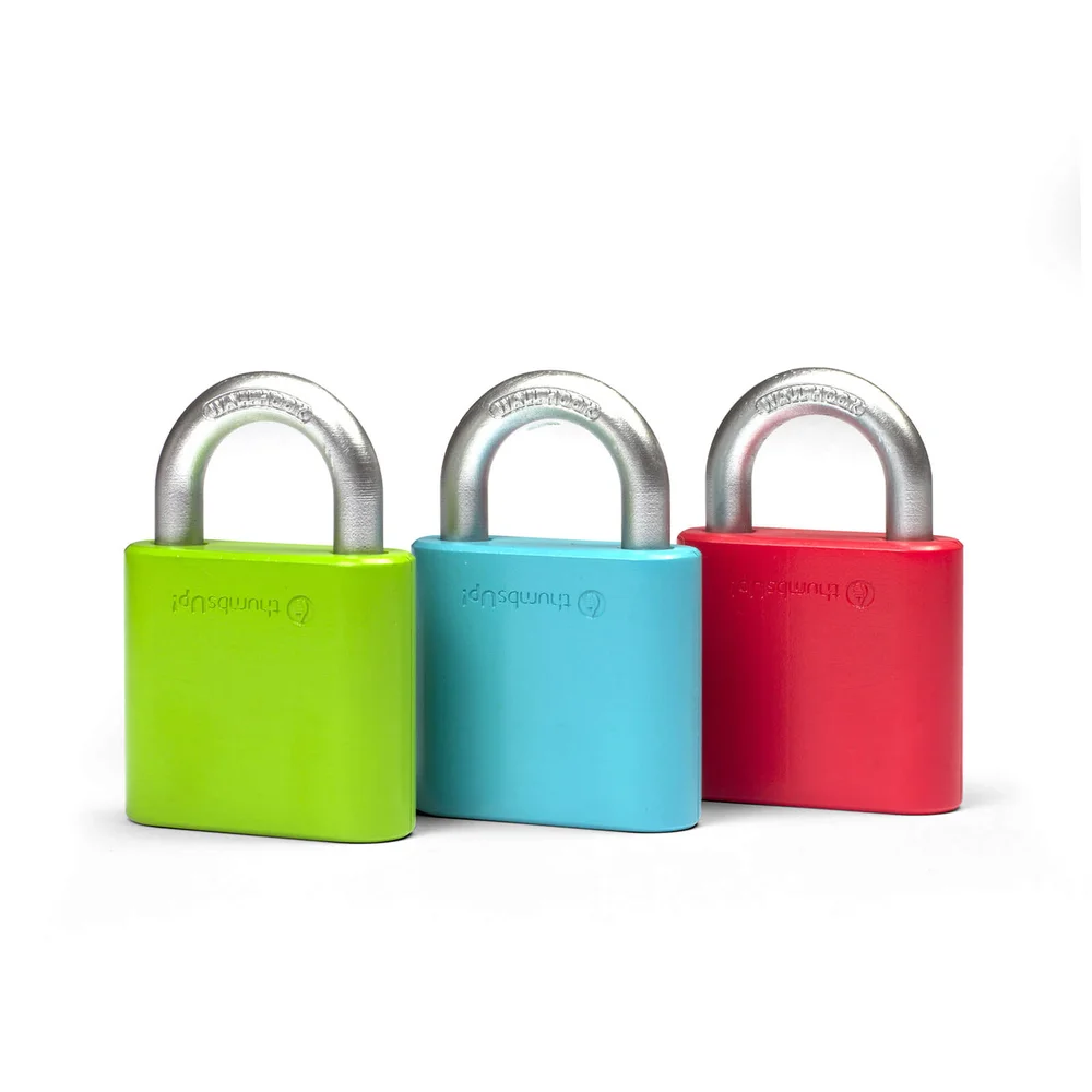 Thumbs Up! Padlock Wall Hooks (3 Pack) Image 1