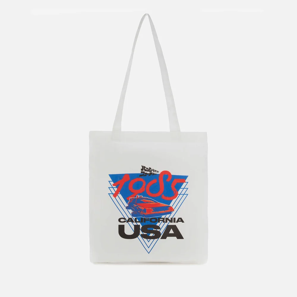 Retour vers le Futur Tote Bag - Blanc Image 1