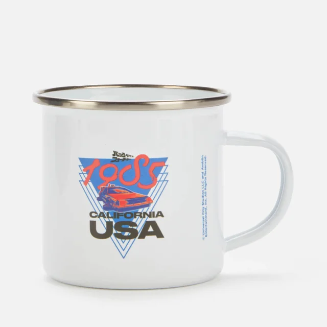 Retour vers le Futur Enamel Tasse - Blanc