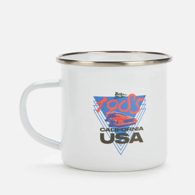 Retour vers le Futur Enamel Tasse - Blanc